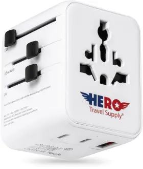 850073179055 HERO TRAVEL SUPPLY International Power Adapter