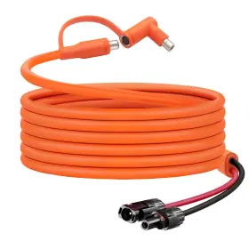 Hoeine Sc-004b 20ft Mc4 To 8mm Adapter Cable For Jackery Universal Solar Panel