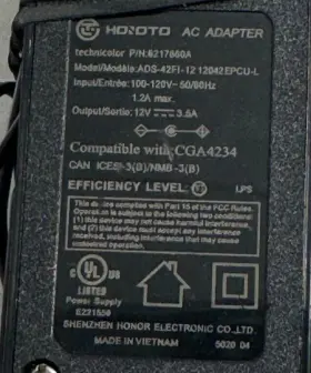 ADS-42FI-12 HOIOTO Ac Switching Power Supply Adapter