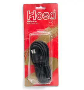 Hosa 728736000506 Mid-310b 5 Pin Midi Cable Black 10ft Hsp No 800 New