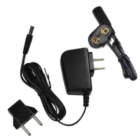 Hqrp 887774402251406 9v Battery Snap Connector And Ac Adapter Compatible With Tens Unit 9v