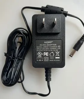 Hqrp Jzb024-1202000ux Adapter 100-240vac Input 12vdc 2a Output Nib