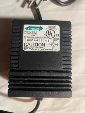 Hypercom Smp0338005362 Model Wlt-2408-c P/n 870001-001 Class 2 And Ite Power Supply