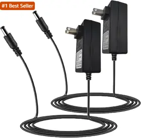 Hzhfcb Cj-2420 2 Pack 24v Power Supply Adapter 24 Volt 2a Ac To Dc Converte