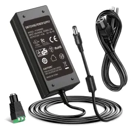 Icreatin 791348245900 24v 96w Power Adapter Ac-dc 4a Supply For Led Strips Cctv Lcd Massage