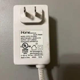 Ihome Y27fe-120-2500u Ac Adapter
