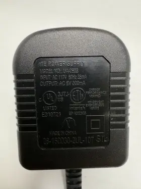 Ite Power Supply 26-160030-2ul-107 Ac/dc Adapter Charger Output 6v 300ma Vtech