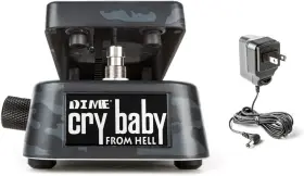 DB01-WITHPOWERSUPPLY JIM DUNLOP Dime Crybaby Hell Wah Pedal