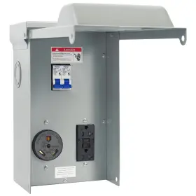Kinchoix Rv-nader-3020 30 20 Amp Temporary Power Outlet Panel Rv Receptacle Electrical Kinchoix Rv-nader-3020 30 20 Amp Temporary Power Outlet Panel Rv Receptacle Electrical