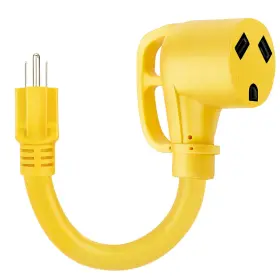Kohree Kr6423 30 Amp To 110v Adapter Rv Plug 15a Male 30a Female Power