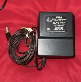 Korg Kac-30z 9v Ac Transformer Adapter Black Power Supply Ka183 Model Korg Kac-30z 9v Ac Transformer Adapter Black Power Supply Ka183 Model