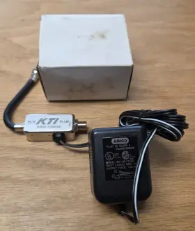 Kti Amigo Am-12100 Power Supply 12vdc 100ma Antenna Amp Inserter New Oem