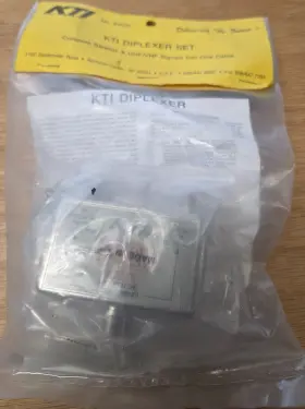 94025 KTI Kaul Tronics Amigo Diplexer Set Combine Satellite