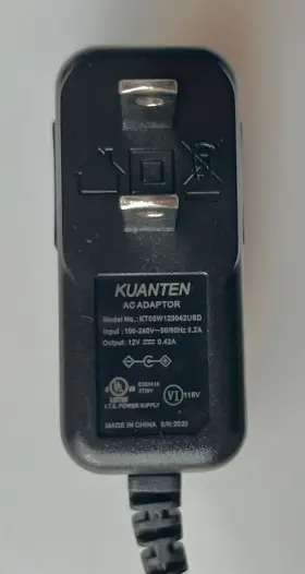 Kuanten Kt05w120042usdo Genuine Ac/dc Adapter