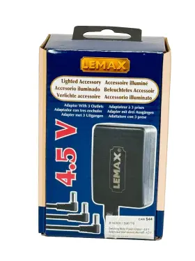 Lemax 728162945655 4.5v Switching Mode Power Adaptor New Old Stock