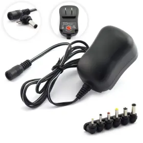 Longdex 732661156818 1pc Ac To Dc 3-12v Adjustable Power Supply Adapter 12w 1a Multi-function Powe