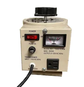 Lvyuan 781828399452 Variable Transformer Voltage Regulator 0-130v Output 110v-120v