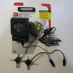 Magnavox 026616623013 Universal Ac Power Adapter Battery Eliminator With 12 Plugs