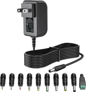 Manufacturer Qi Xin Technology Hongkong Co Ltd 313109485495 Ul Listed 5v 3a 2.5a 15w Universal Ac/dc Adapters Power Cord With Multi Tips Rep