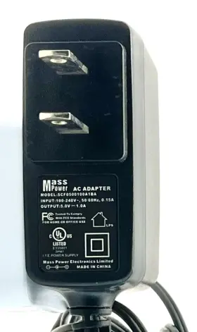 SCF0500100A1BA MASS POWER Ac Adapter Wall Supply