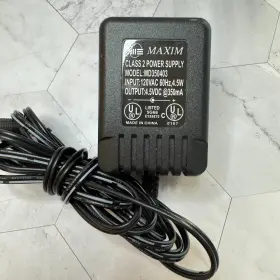 Maxim Md350403 Class 2 Power Supply In 120vac 60hz 4.5w Out 4.5vdc 350ma