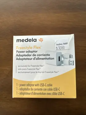 Medela 020451384429 New Freestyle Flex Power Adapter 1 With Usb-c Cable