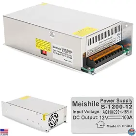 B07HP16HW7 MEISHILE Power Supply Adapter Ac Led Motor Pump