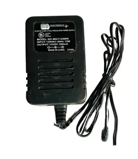 Mg Electronics Mgt-12500r Mgt12500r Fully Regulated Power Supply Output 12vdc 500ma Inch Blank