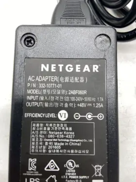 2ABF060R NETGEAR Ac Adapter #2 2ABF060R NETGEAR Ac Adapter #2
