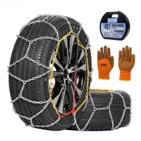Ningbo Yuyaodoudou Electric Co. Ltd Kn120 2pcs Snow Chains For Suv/truck/car In Sand Mud And Ice Universal