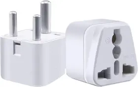 Nobrand 317671555198 Travel Convert Adapter To Aus/usa/uk 3 Holes Socket Plug Pin Roun