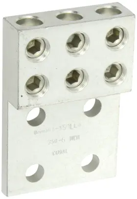 Nsi 3-350ll4 Dual Heavy Duty Transformer Lug 350 Mcm - 6 Awg Wire Range 0.563 Inch