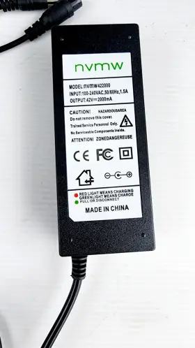 Nvmw Nvmw422000 Power Charger 42v 2000ma Ac Adapter 3 Prong H