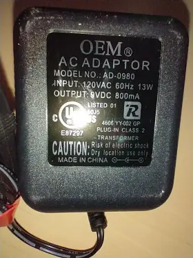 AD-0980L ADAPTER Ac