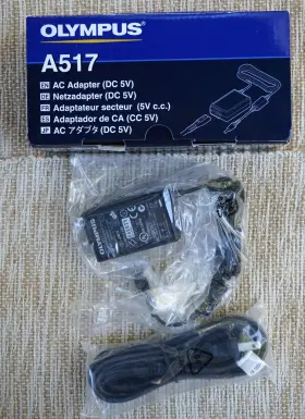 Olympus 050332183421 A517 Ac Power Adapter 5v 1a - Genuine New Olympus 050332183421 A517 Ac Power Adapter 5v 1a - Genuine New