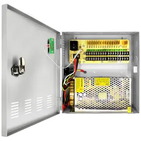 Oossxx Osx-pua3012v18 18 Channel 12 Volt Dc Output 30a Cctv Distributed Power Supply Box For Security