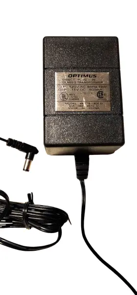 Optimus / Radio Shack 48-15-800 48-15-800-d Power Adapter 15v Dc 800ma Vinatge