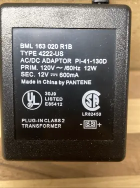 Pantene Pi-41-130d Ac Adapter Power Supply Charger 12 V Bml 163020 R1b