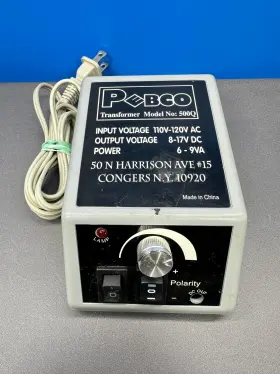 500Q PEBCO Transformer Power Supply Ac Adapter Nail Drill