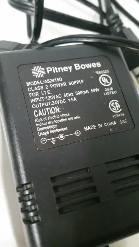 A82415D PITNEY BOWES Ac Adapter Power Supply Label Printer #2