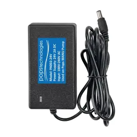 Pops Pa002-24v Replacement Power Adapter For Manu Pump 24v