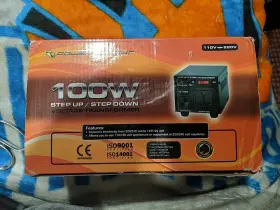 Power Bright Vc100w Voltage Transformer 100 Watt Step Up/down 110v - 220v New Power Bright Vc100w Voltage Transformer 100 Watt Step Up/down 110v - 220v New