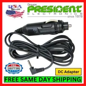 President 050633500279 Pcltd Dc Adapter For Uniden Ltd 925 Vhf Marine Radio Car Charger Kit