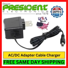 President 435994131015 Acmr404 Ac/dc Adapter Cable Charging For Randy Iii Fcc Handheld Radio President 435994131015 Acmr404 Ac/dc Adapter Cable Charging For Randy Iii Fcc Handheld Radio