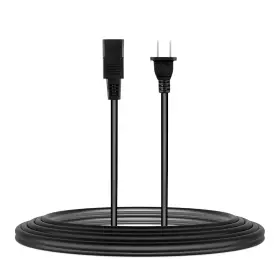 Pwron 32145 8ft 2pin Ac Power Cord Cable For Elna Sewing Machine Model Air Electronic 58 59