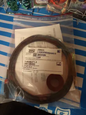 Quantum 1-kab271-3 Brand New Dc Power Supply Cable Odu-3m-open #b626