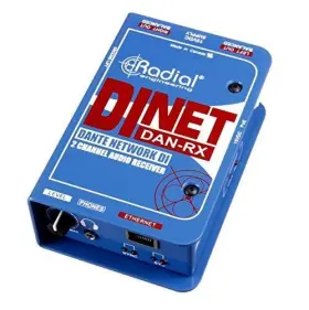 Radial Engineering 663647948748 Dinet Dan-rx Dante Network Receiver -new - Prosounduniverse