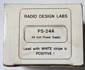 Radio Design Labs Ps-24a 24v Power Supply Adapter Adaptor Output 120vac 24vdc