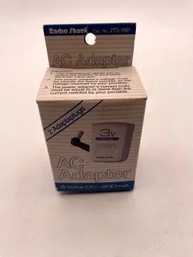 273-1661 RADIOSHACK Ac Power Adapter Wall Volts