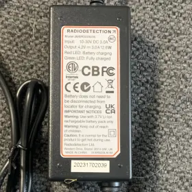 Radiodetection 26/er3223u18 Ac/dc Adapter 4.2v Car Cigarette Lighter To Barrel